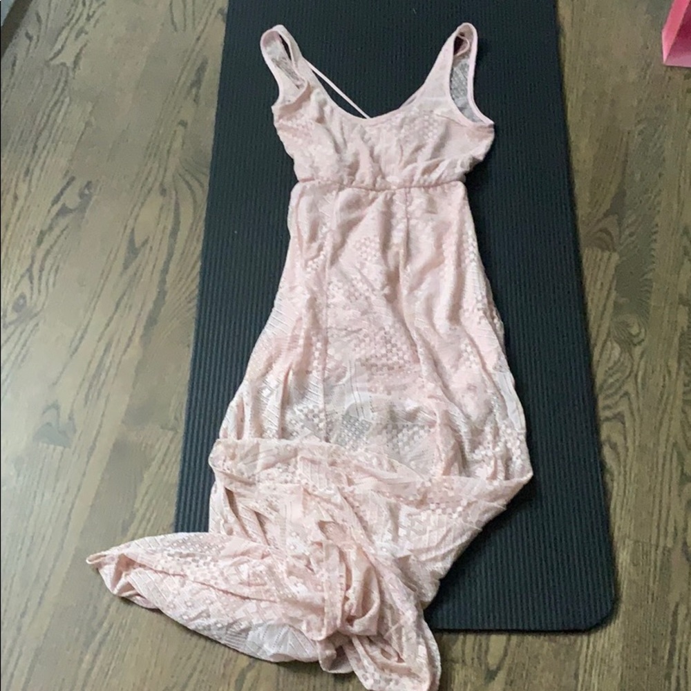 Discovery Gracie Maxi Dress Lace Dusty Pink